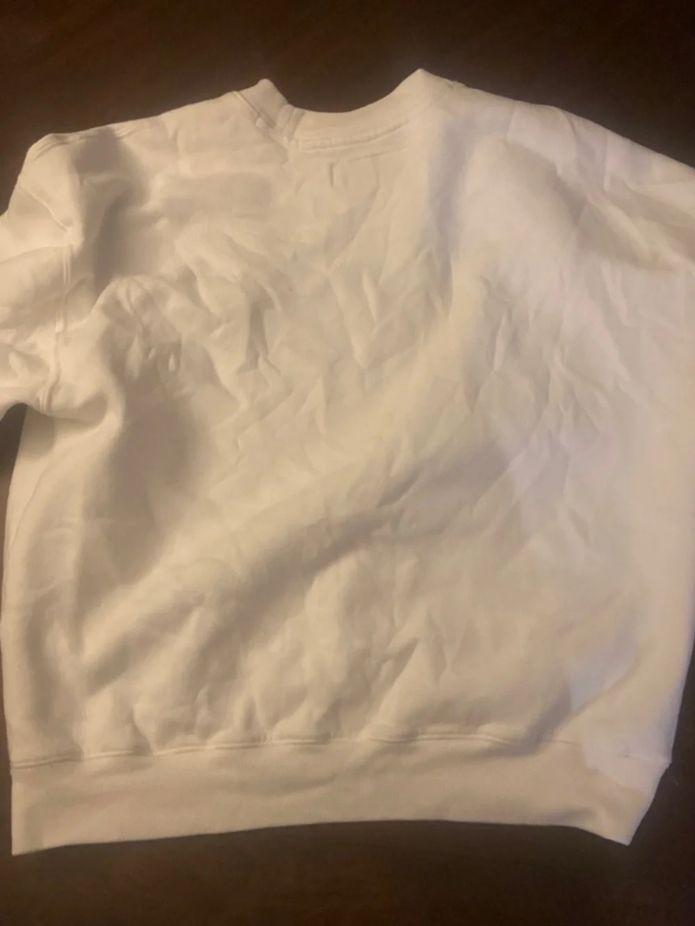 Hollister white crewneck